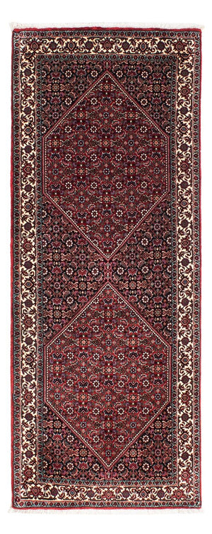 Tappeto corsia Tappeto Persero - Bidjar - 198 x 74 cm - rosso scuro