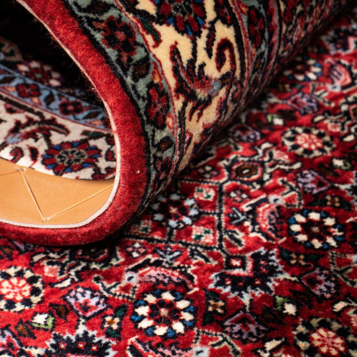 Tappeto corsia Tappeto Persero - Bidjar - 198 x 74 cm - rosso scuro