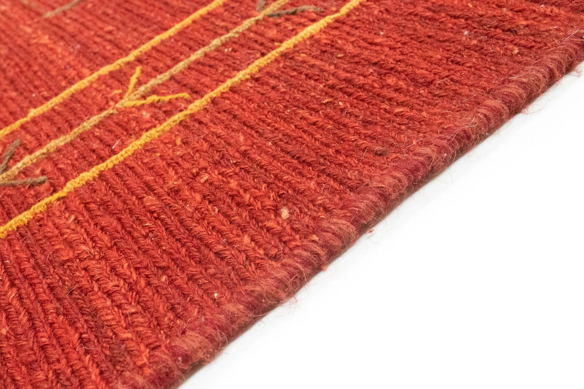 Tappeto Gabbeh - Persero - 196 x 146 cm - rosso