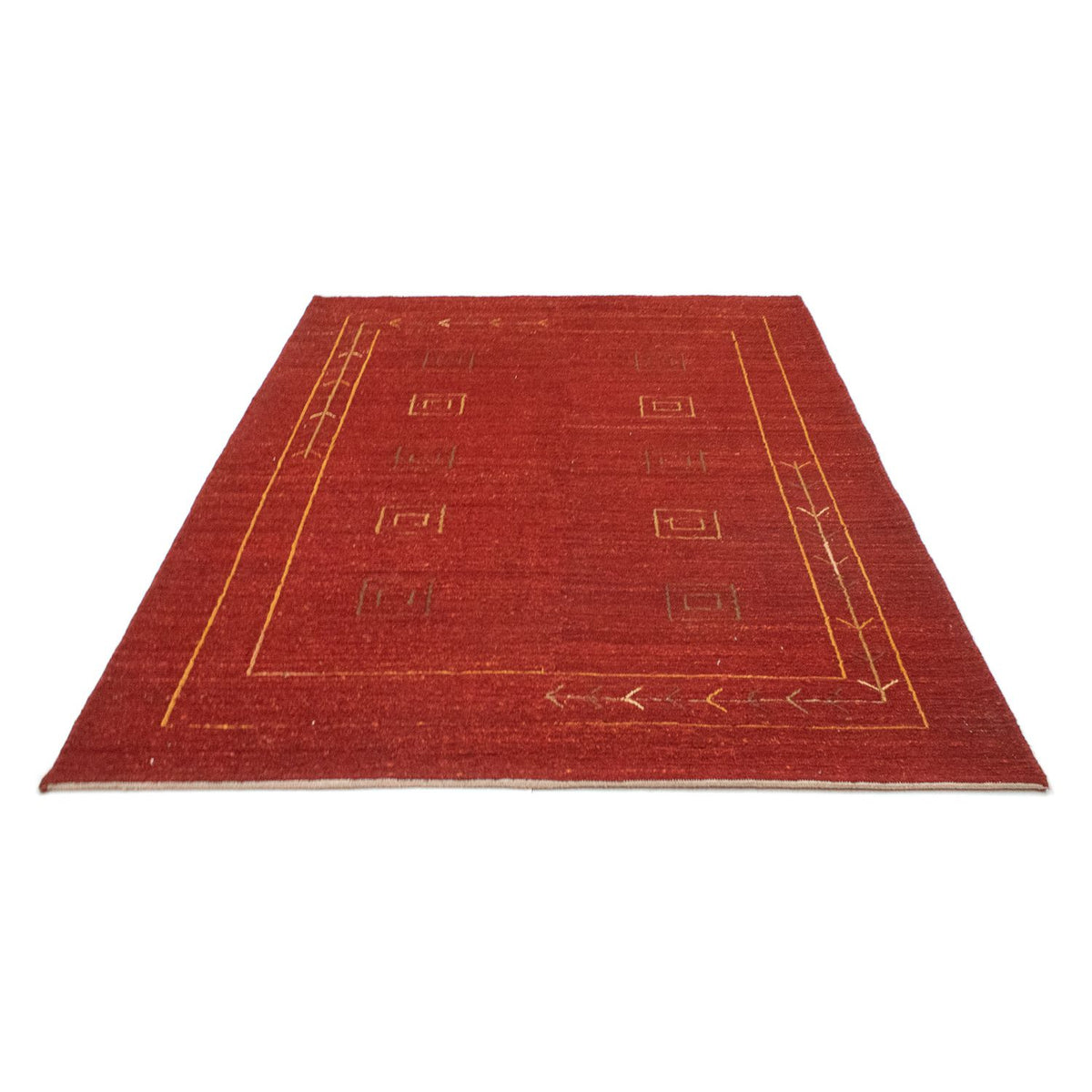 Tappeto Gabbeh - Persero - 196 x 146 cm - rosso
