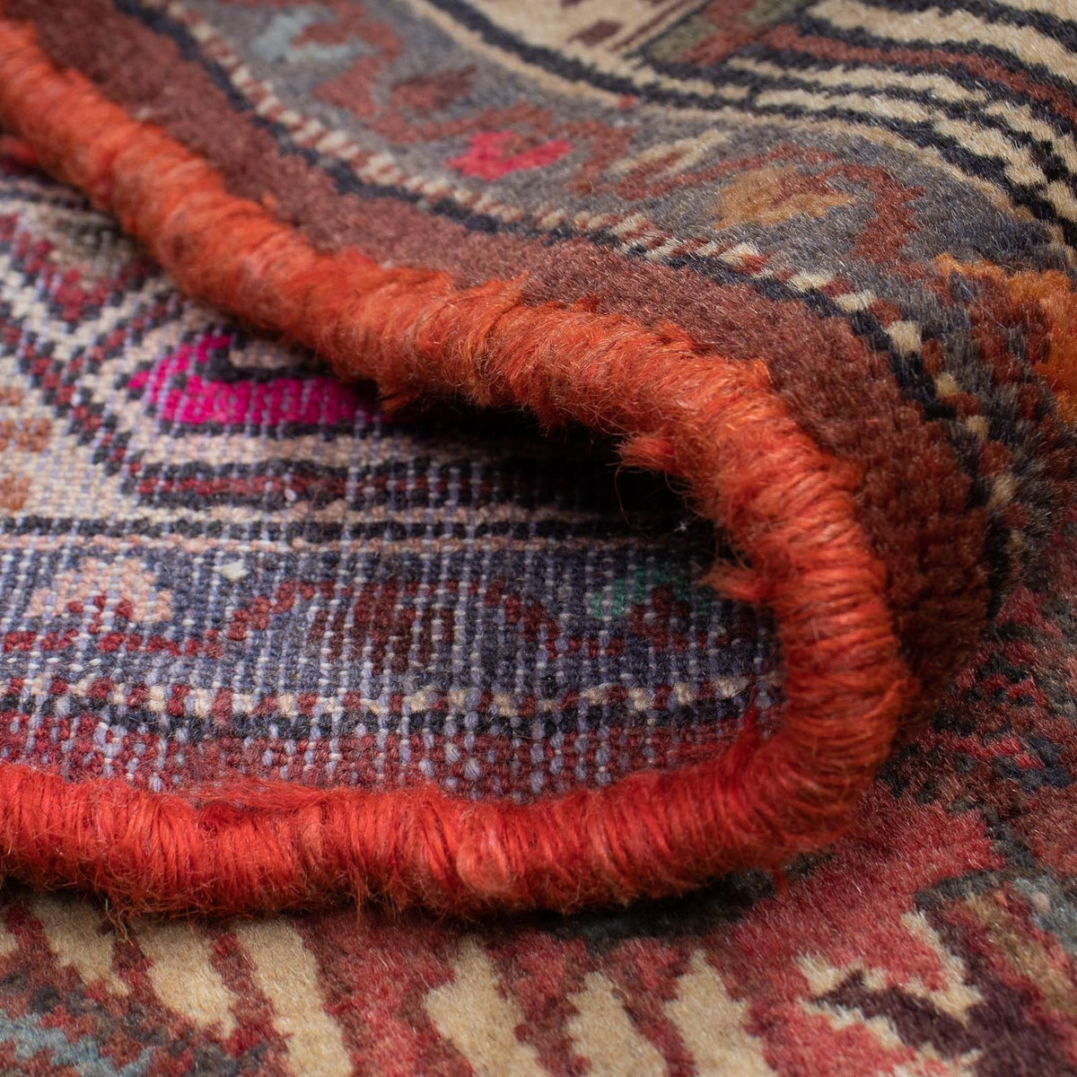 Tappeto Persero - Nomade - 116 x 77 cm - rosso scuro