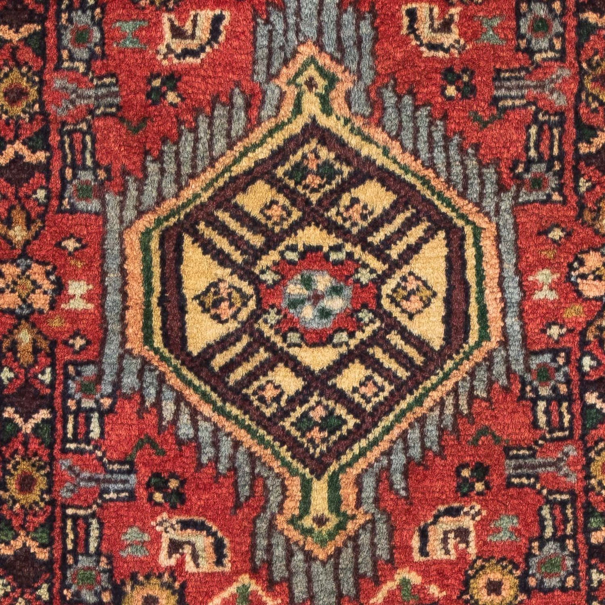 Tappeto Persero - Nomade - 87 x 62 cm - rosso scuro