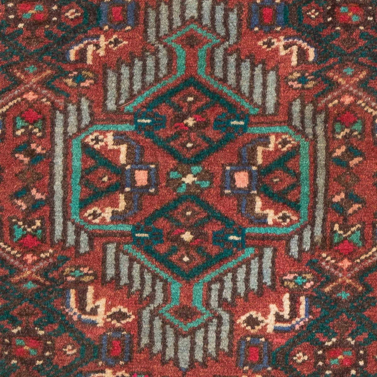 Tappeto Persero - Nomade - 96 x 63 cm - rosso scuro