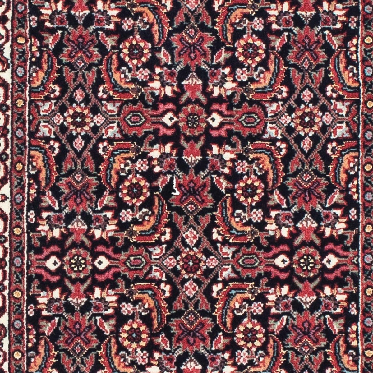 Tappeto corsia Tappeto Persero - Bidjar - 225 x 61 cm - blu scuro