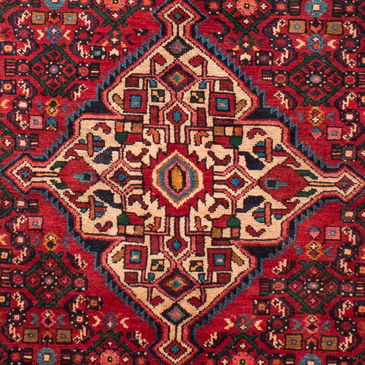 Tappeto Persero - Nomade - 218 x 156 cm - rosso scuro