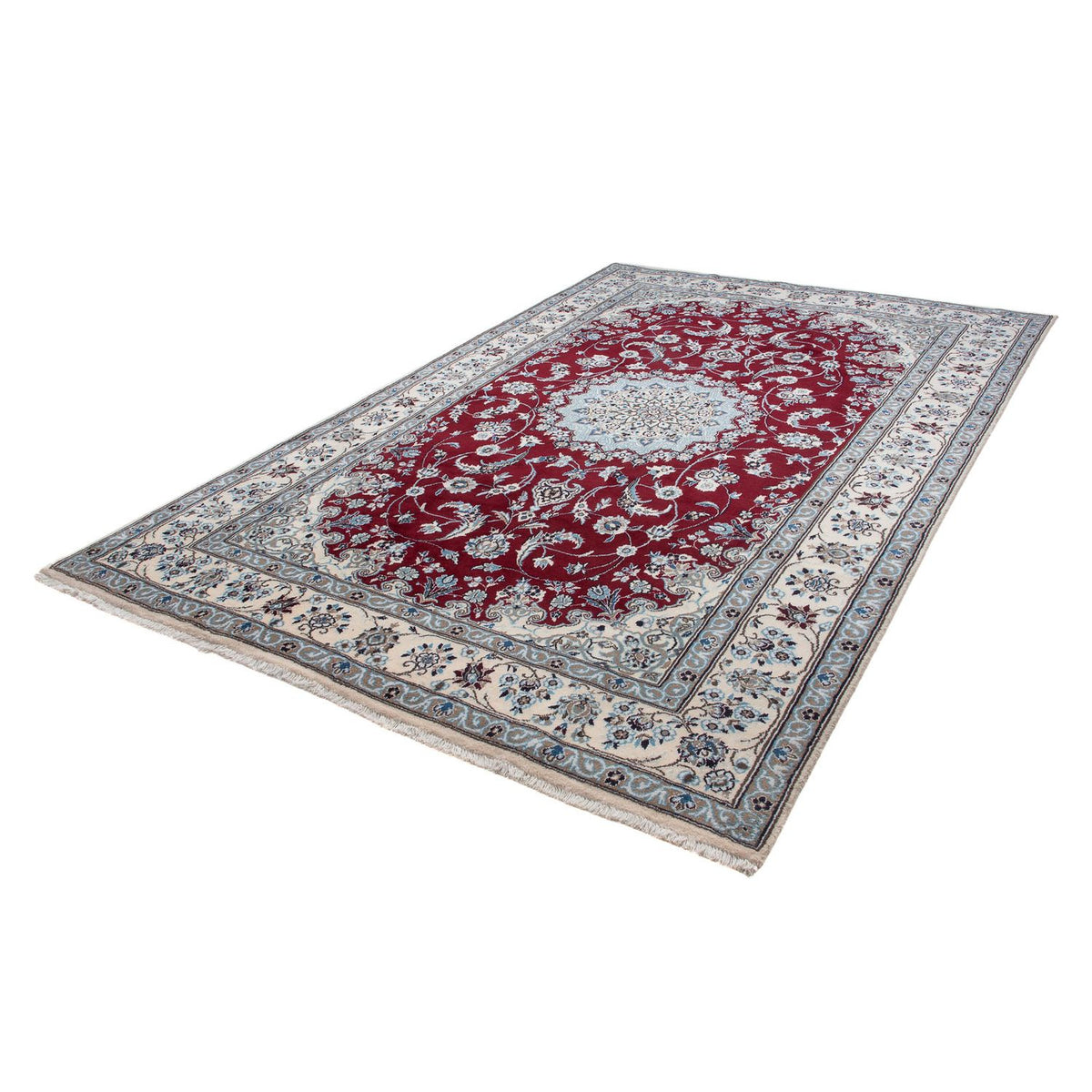 Tappeto Persero - Nain - 305 x 200 cm - rosso scuro