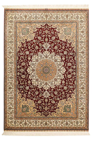 Tappeto di seta - Ghom seta - Premio - 216 x 132 cm - blu scuro