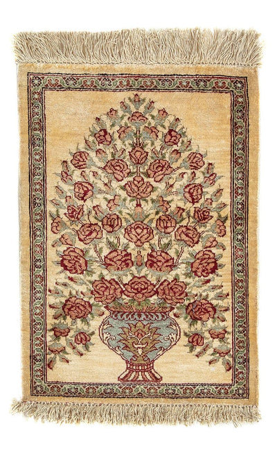 Qom seta Tappeto 31x41cm - Tappeto persiano
