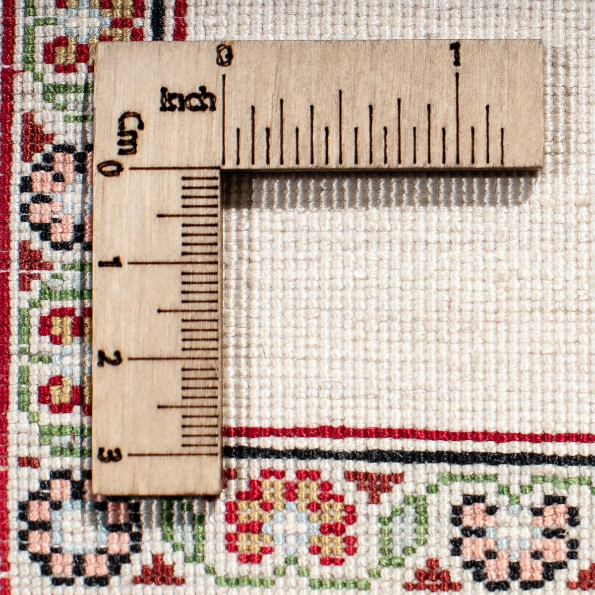 Tappeto di seta - Ghom seta - Premio - 41 x 31 cm - beige