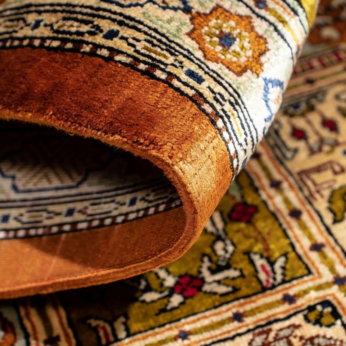 Tappeto Persero - Ghom - 72 x 56 cm - multicolore