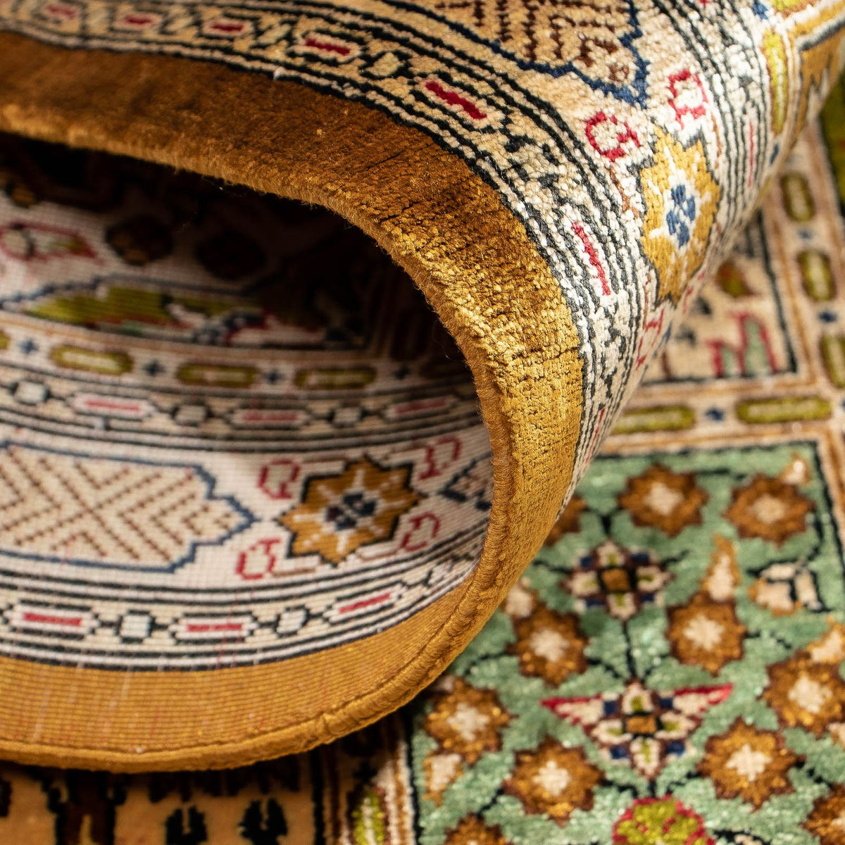 Tappeto Persero - Ghom - 73 x 54 cm - multicolore