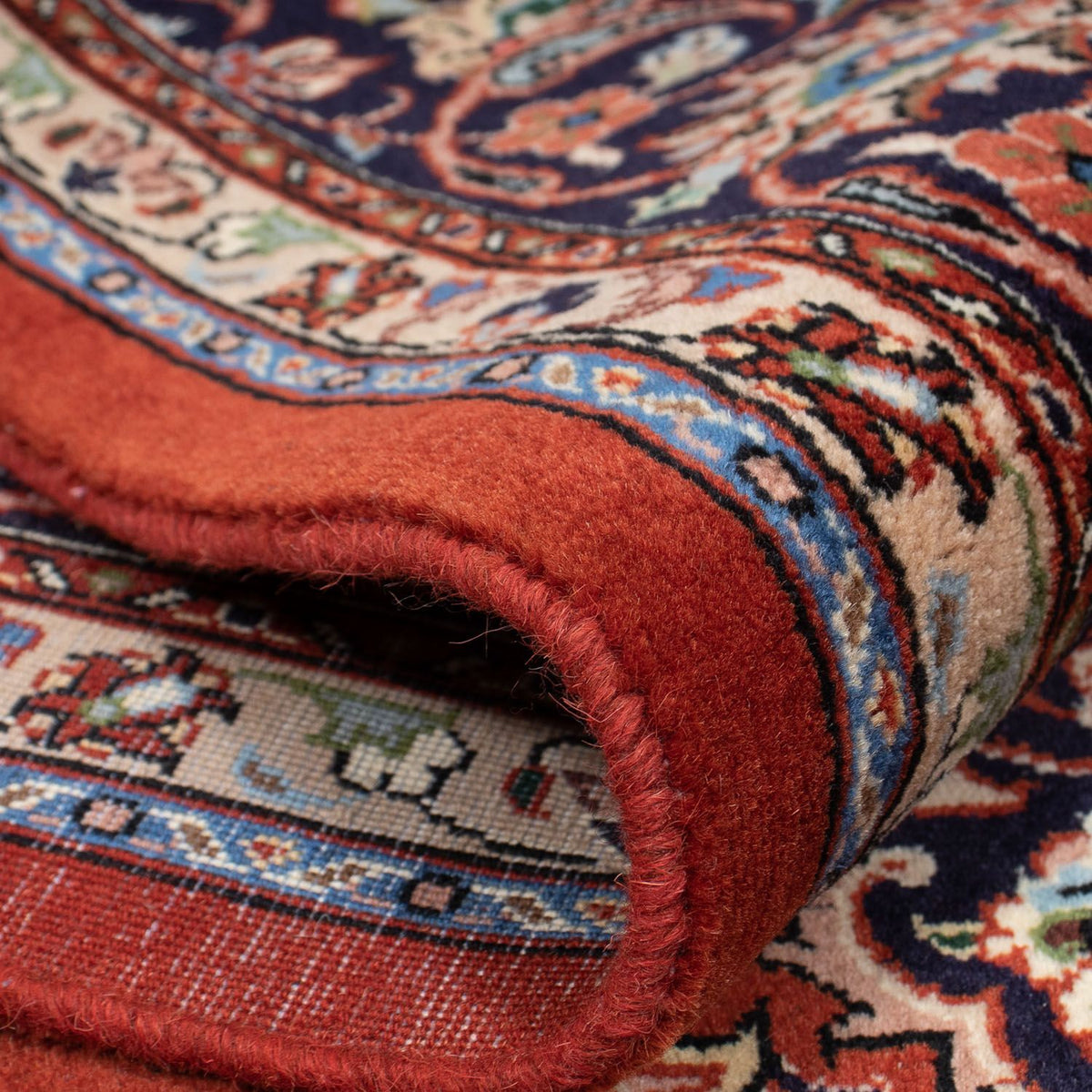 Tappeto Persero - Keshan - 291 x 196 cm - rosso scuro