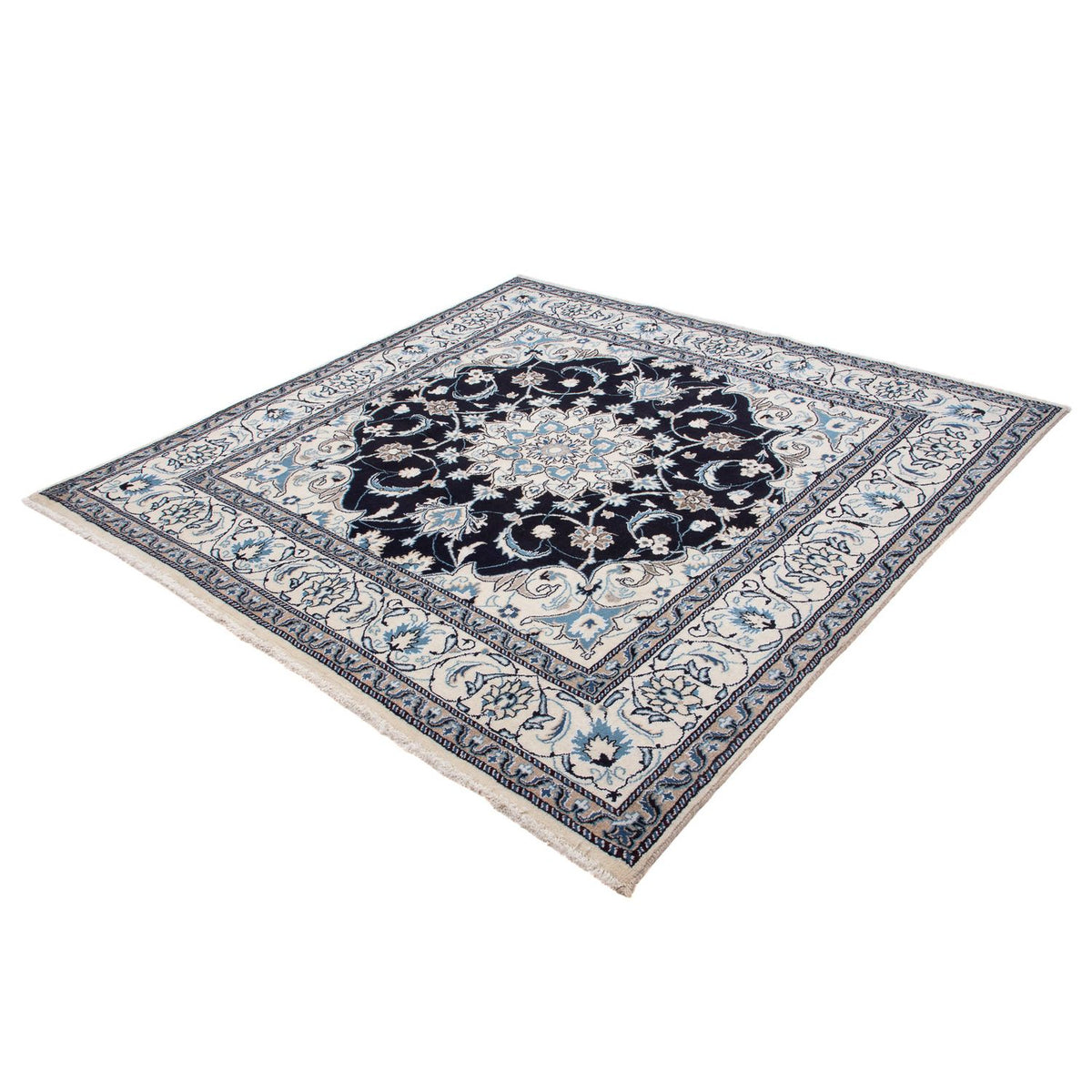 Tappeto Persero - Nain quadrato  - 194 x 192 cm - blu scuro