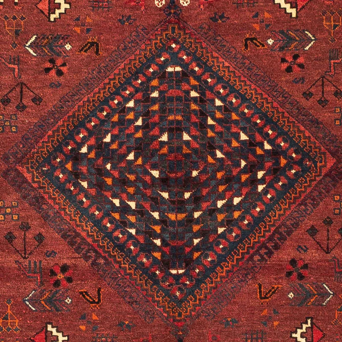 Tappeto Persero - Nomade - 248 x 180 cm - rosso scuro