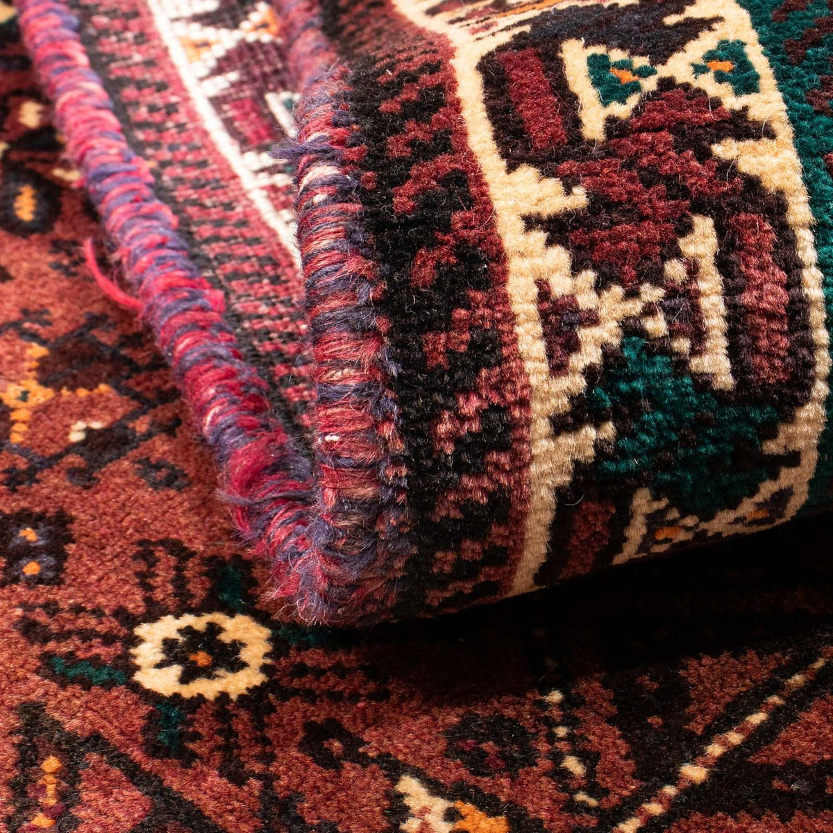 Tappeto Persero - Nomade - 147 x 107 cm - marrone scuro