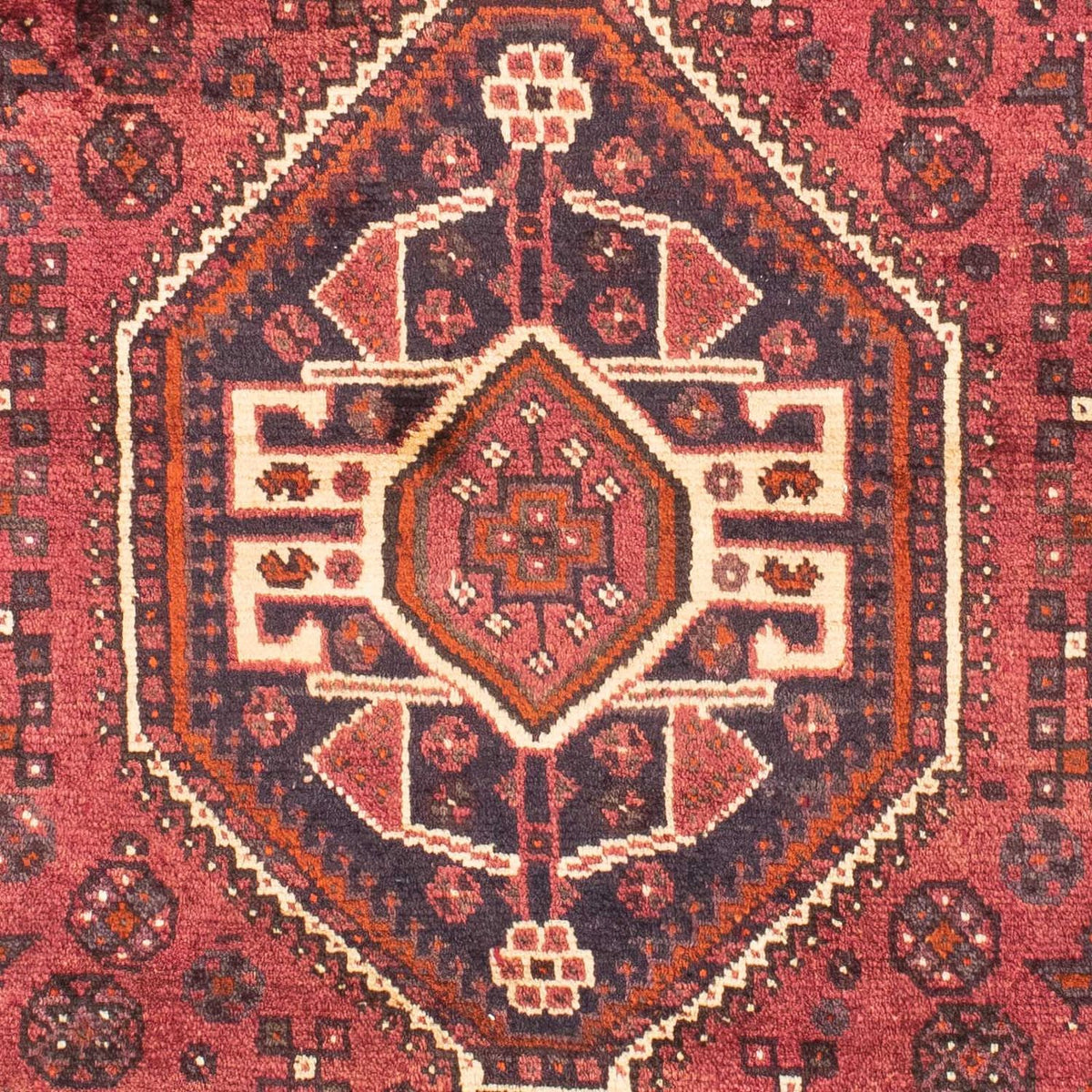 Tappeto Persero - Nomade - 164 x 118 cm - rosso scuro