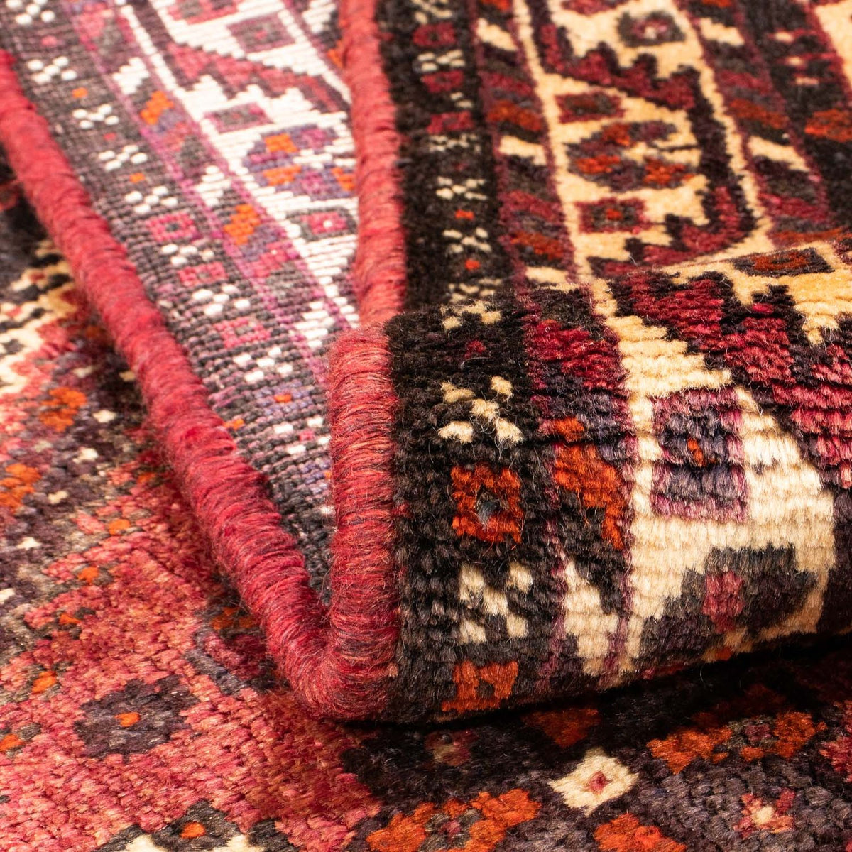 Tappeto Persero - Nomade - 164 x 118 cm - rosso scuro
