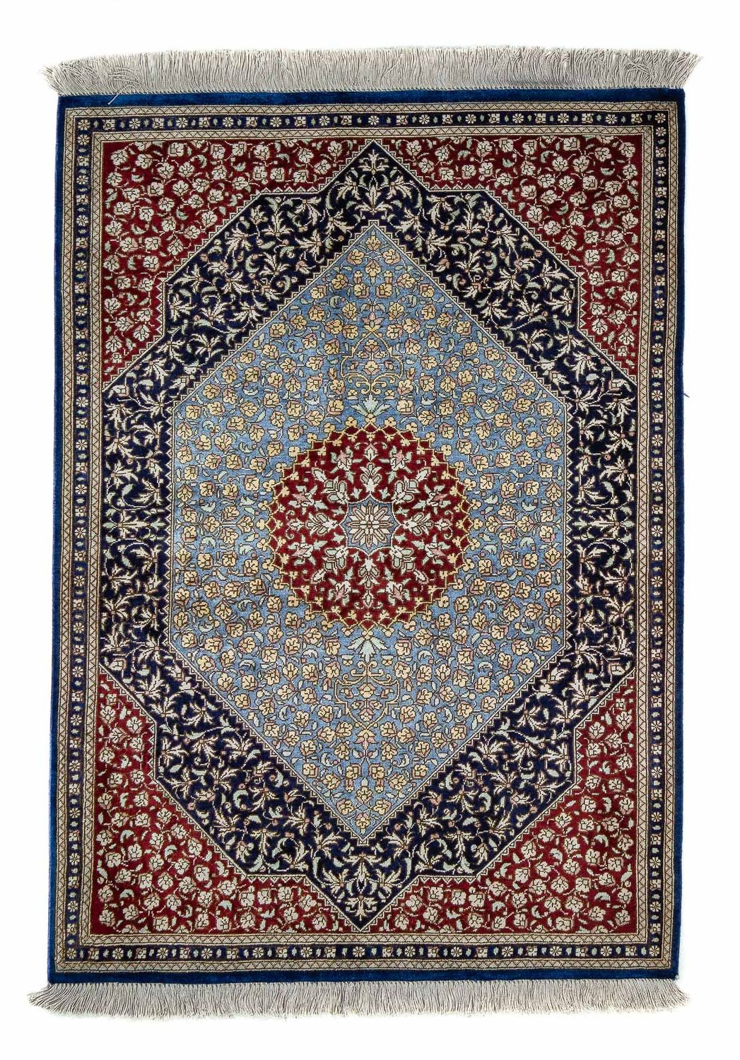 Tappeto Persero - Ghom - 84 x 60 cm - blu scuro