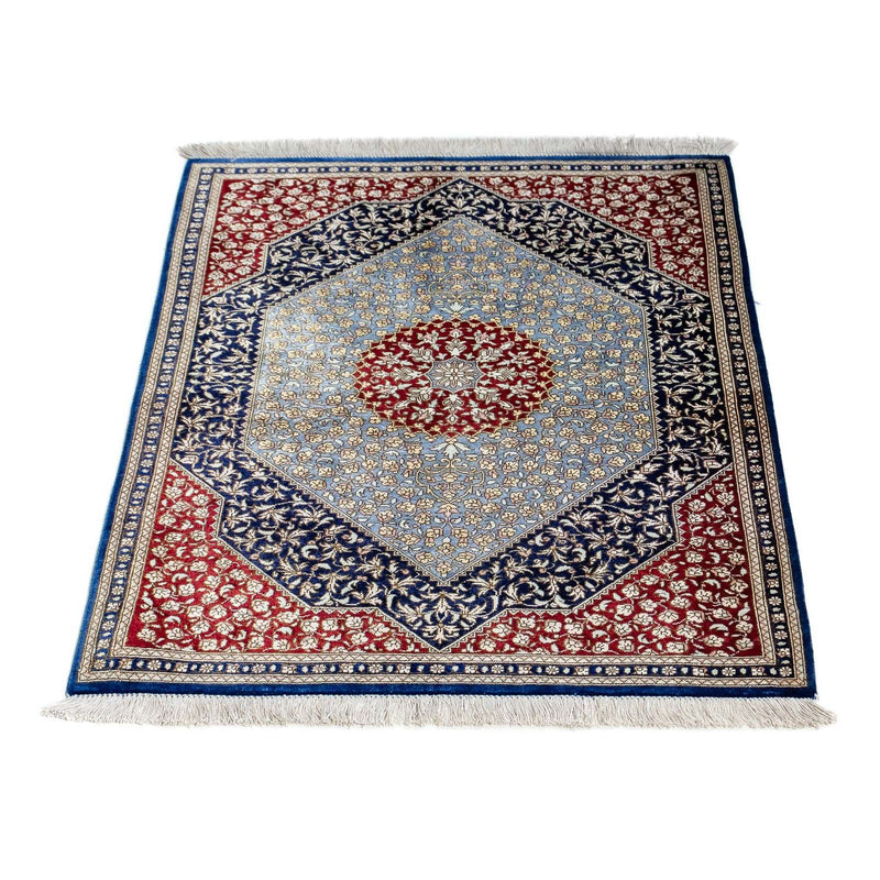 Tappeto Persero - Ghom - 84 x 60 cm - blu scuro