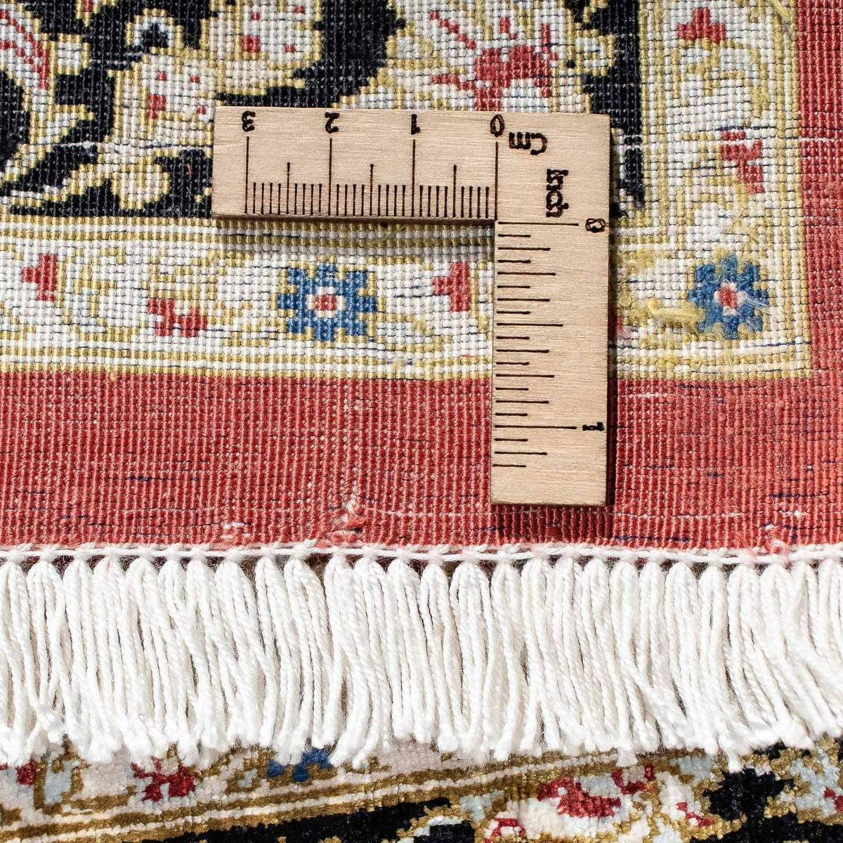 Tappeto Persero - Ghom - 81 x 55 cm - rosso scuro