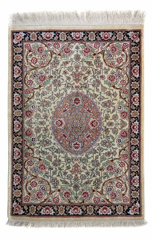 Tappeto Persero - Ghom - 77 x 55 cm - beige