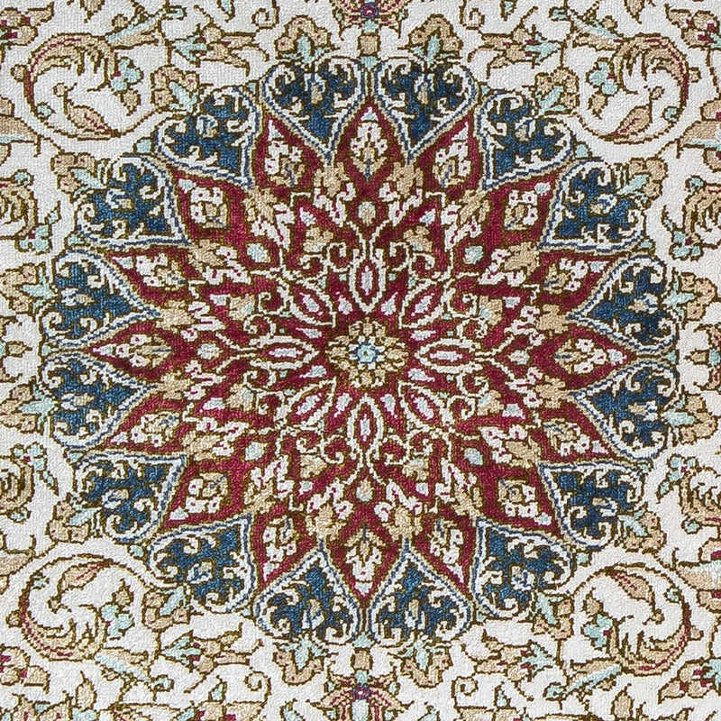 Tappeto Persero - Ghom - 78 x 60 cm - rosso scuro