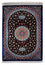 Tappeto Persero - Ghom - 80 x 55 cm - blu scuro