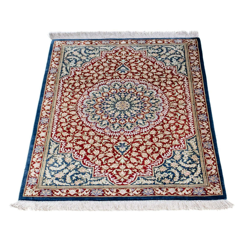 Tappeto Persero - Ghom - 83 x 53 cm - blu scuro