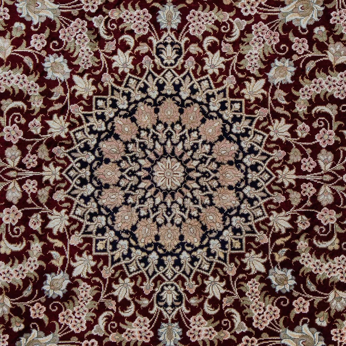 Tappeto Persero - Ghom - 85 x 58 cm - blu scuro
