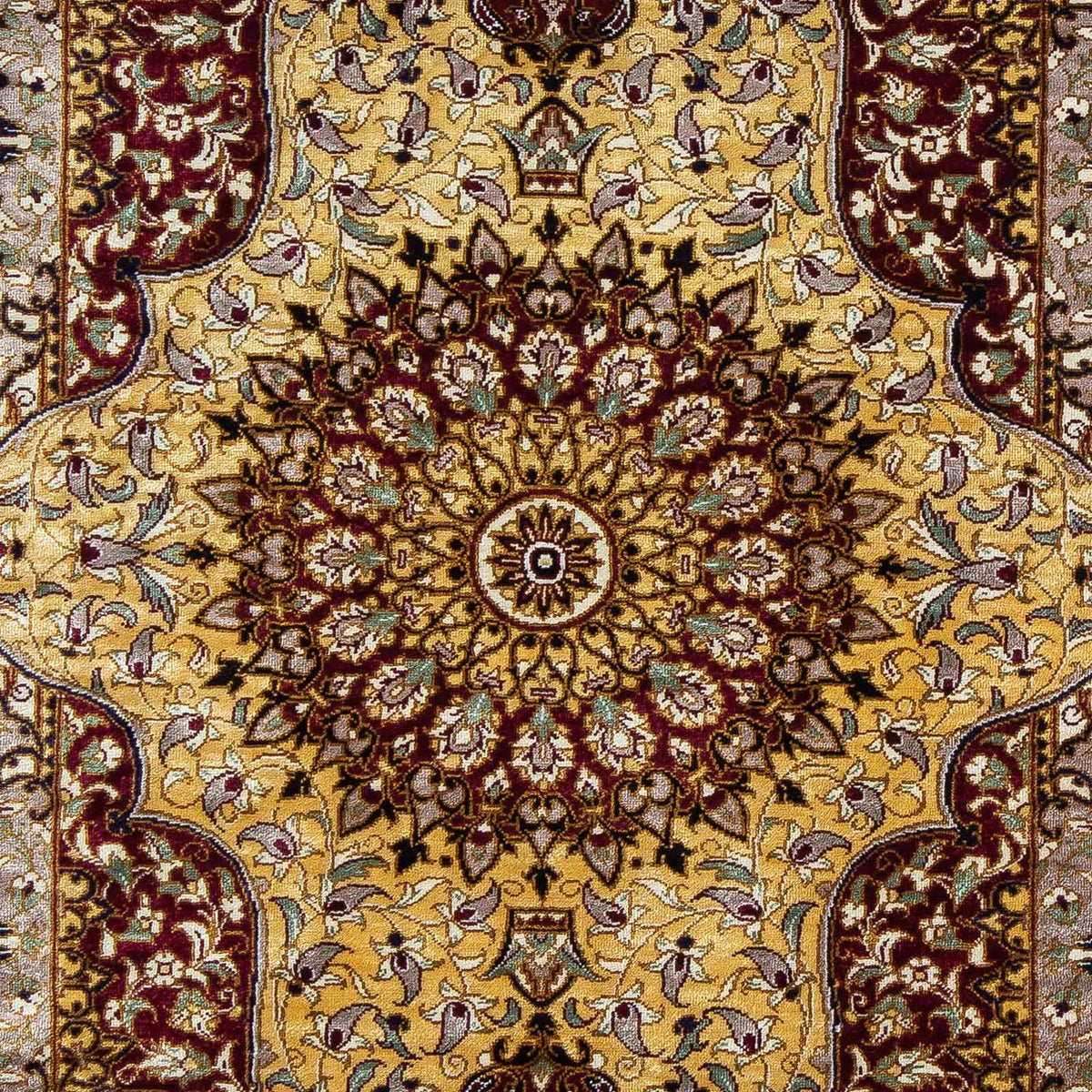 Tappeto Persero - Ghom - 87 x 59 cm - blu scuro