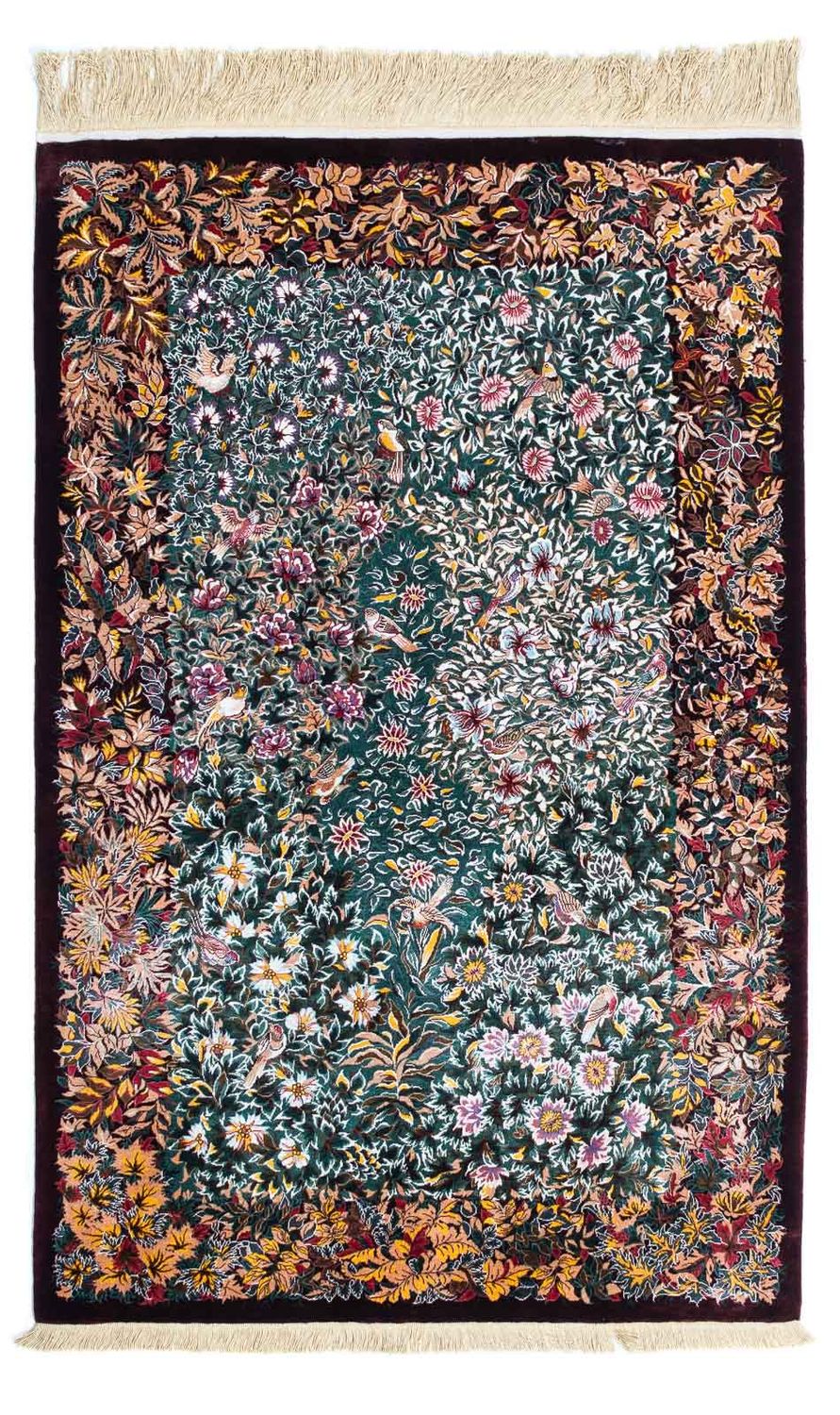 Tappeto Persero - Ghom - 120 x 78 cm - rosso scuro