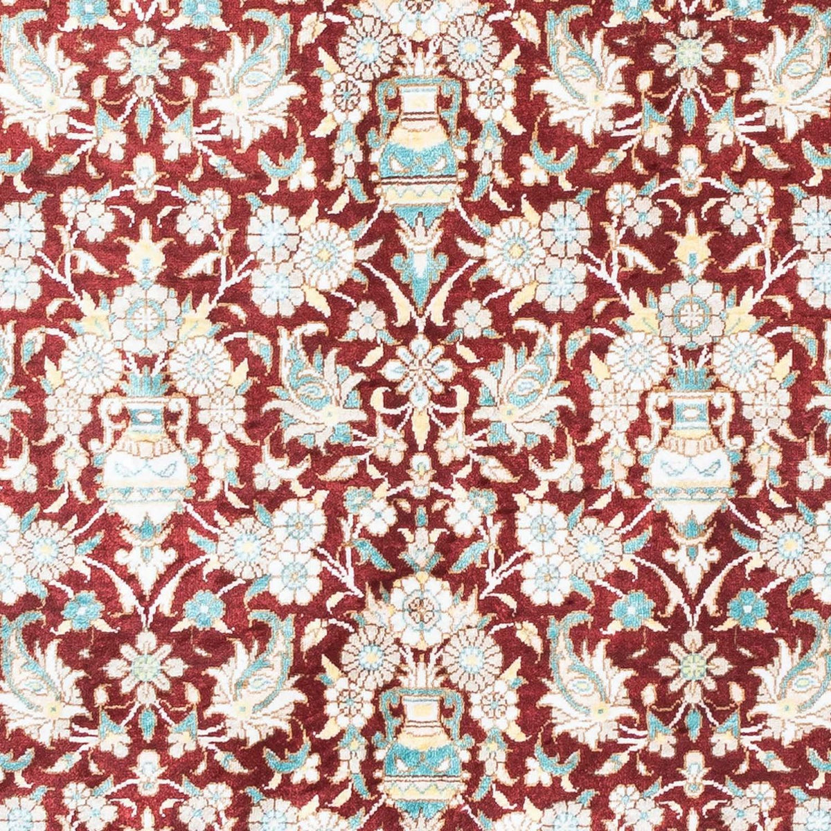 Tappeto Persero - Ghom - 119 x 76 cm - rosso scuro