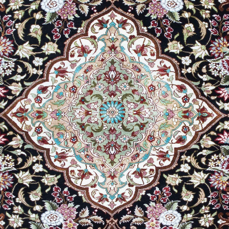 Tappeto Persero - Ghom - 114 x 80 cm - blu scuro