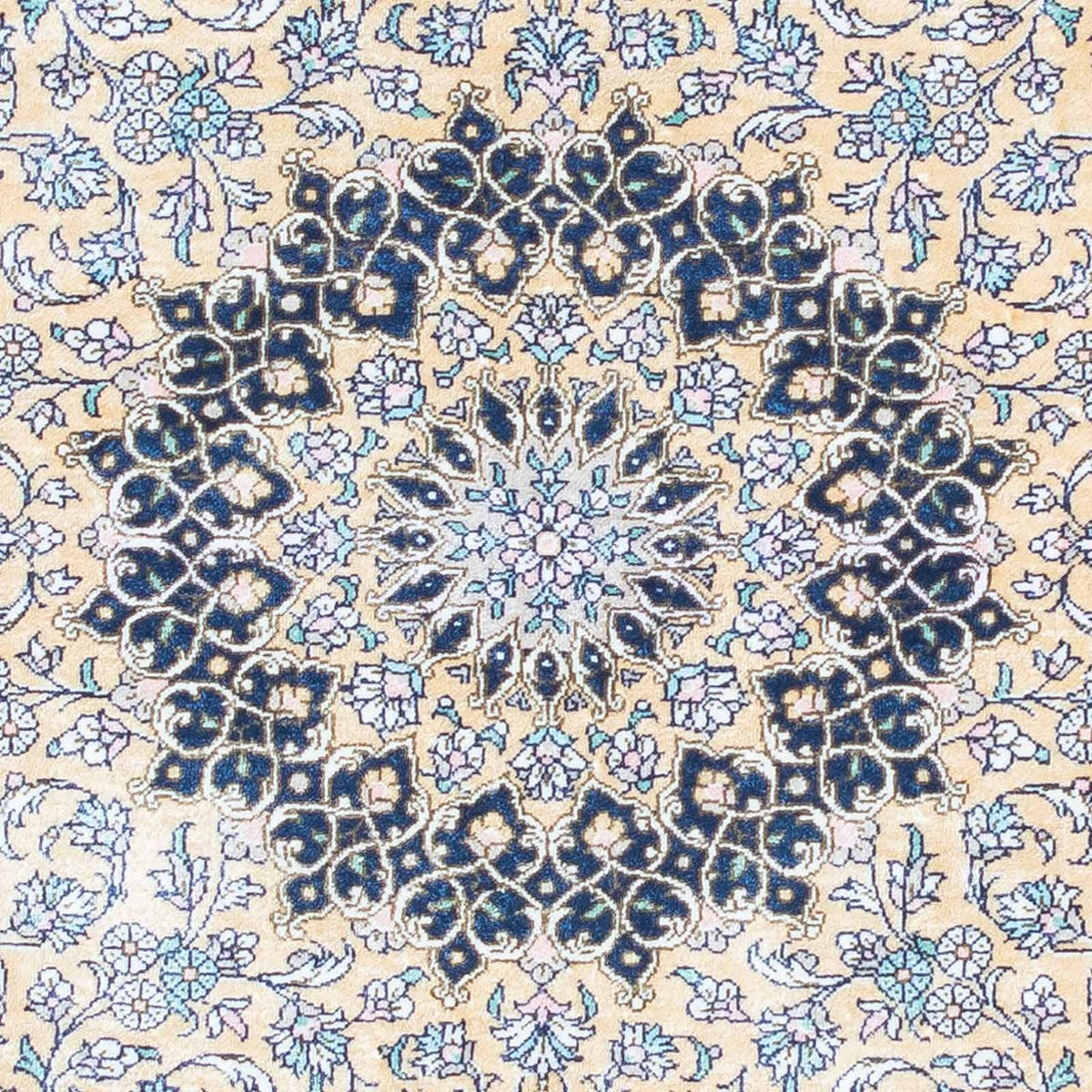 Tappeto Persero - Ghom - 111 x 73 cm - blu