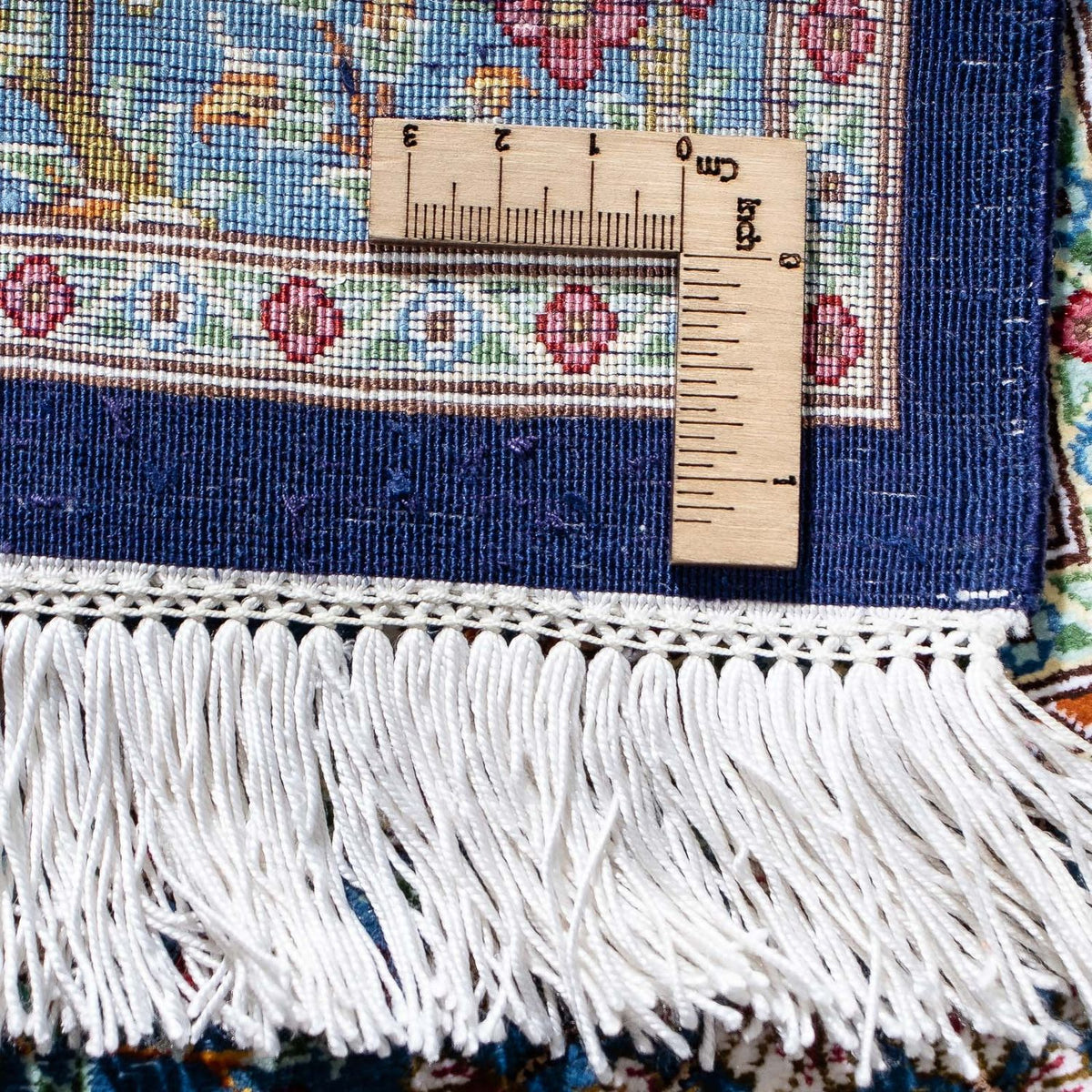 Tappeto Persero - Ghom - 96 x 57 cm - blu scuro