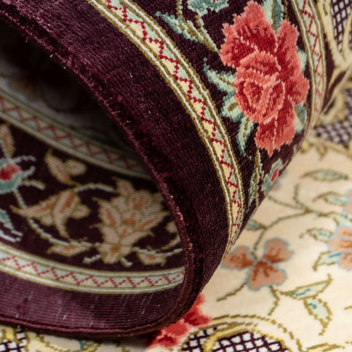 Tappeto Persero - Ghom - 93 x 60 cm - beige