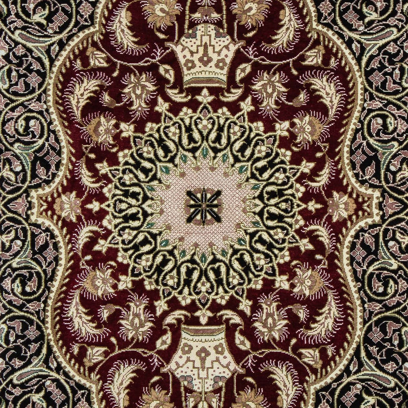 Tappeto Persero - Ghom - 94 x 58 cm - blu scuro