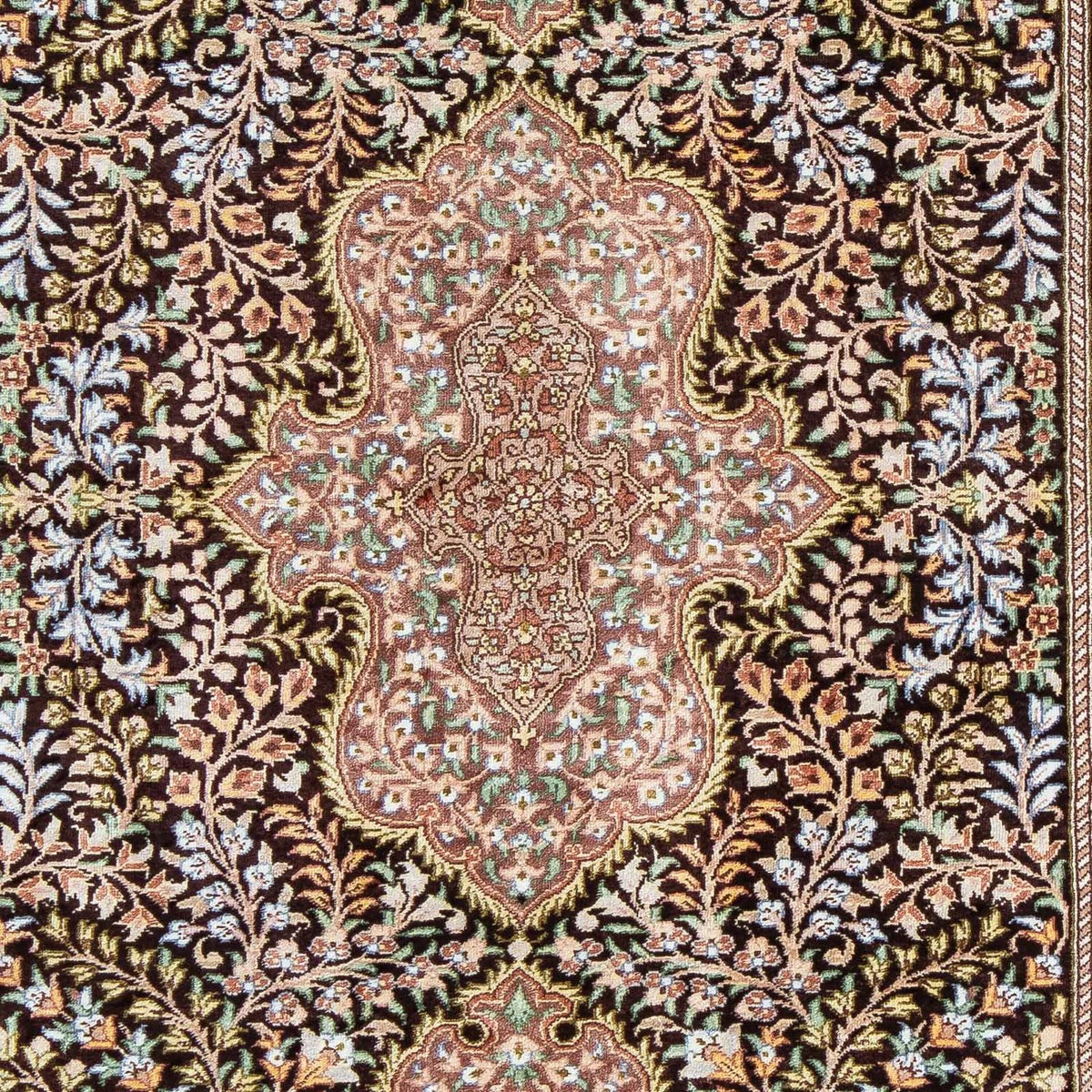 Tappeto Persero - Ghom - 91 x 61 cm - blu scuro