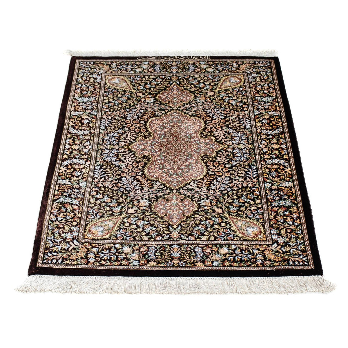 Tappeto Persero - Ghom - 91 x 61 cm - blu scuro