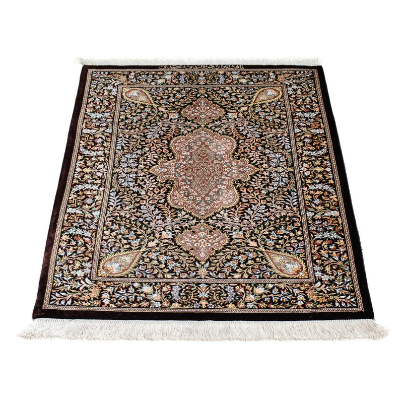 Tappeto Persero - Ghom - 91 x 61 cm - blu scuro