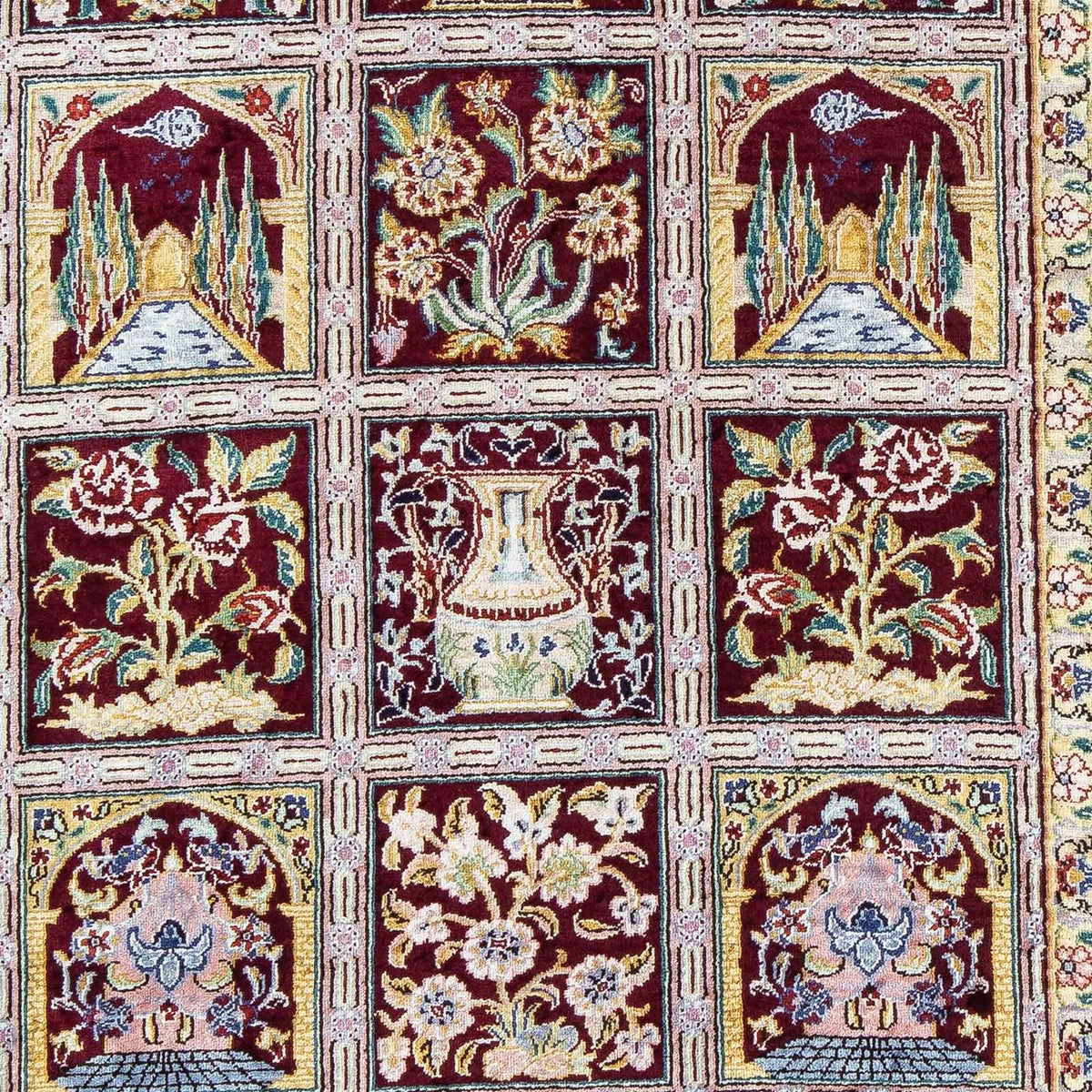 Tappeto Persero - Ghom - 86 x 60 cm - multicolore