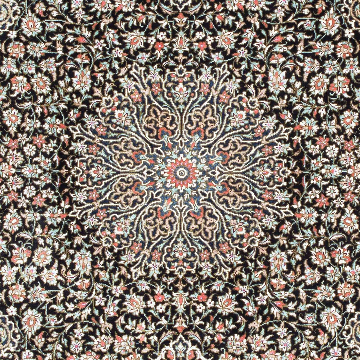 Tappeto Persero - Ghom - 119 x 79 cm - blu scuro