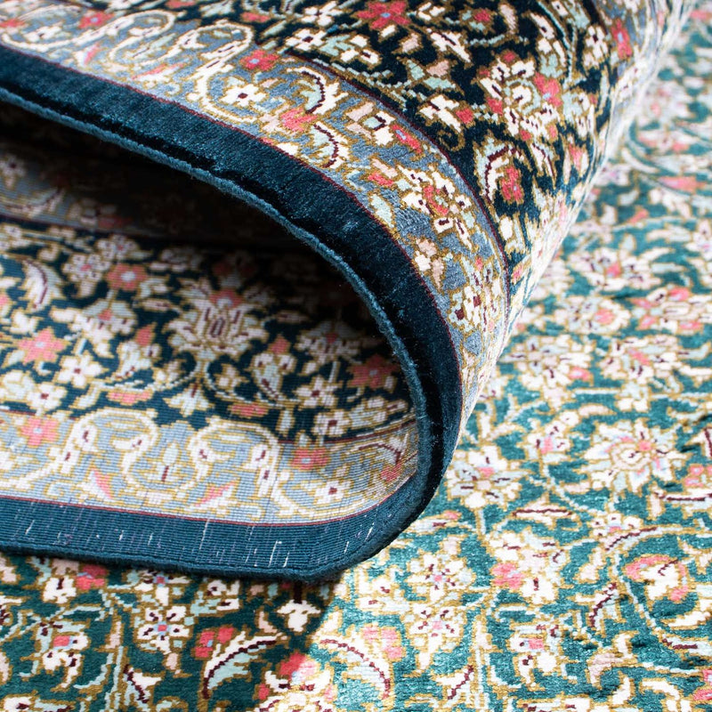 Tappeto Persero - Ghom - 119 x 77 cm - blu scuro