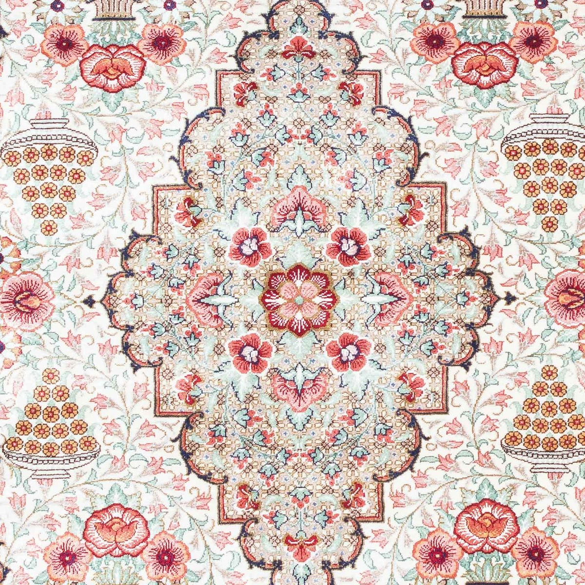 Tappeto Persero - Ghom - 125 x 84 cm - beige