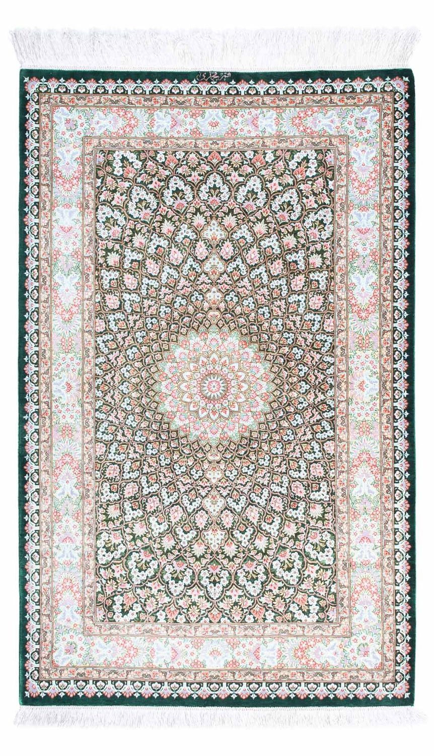Tappeto Persero - Ghom - 128 x 83 cm - verde