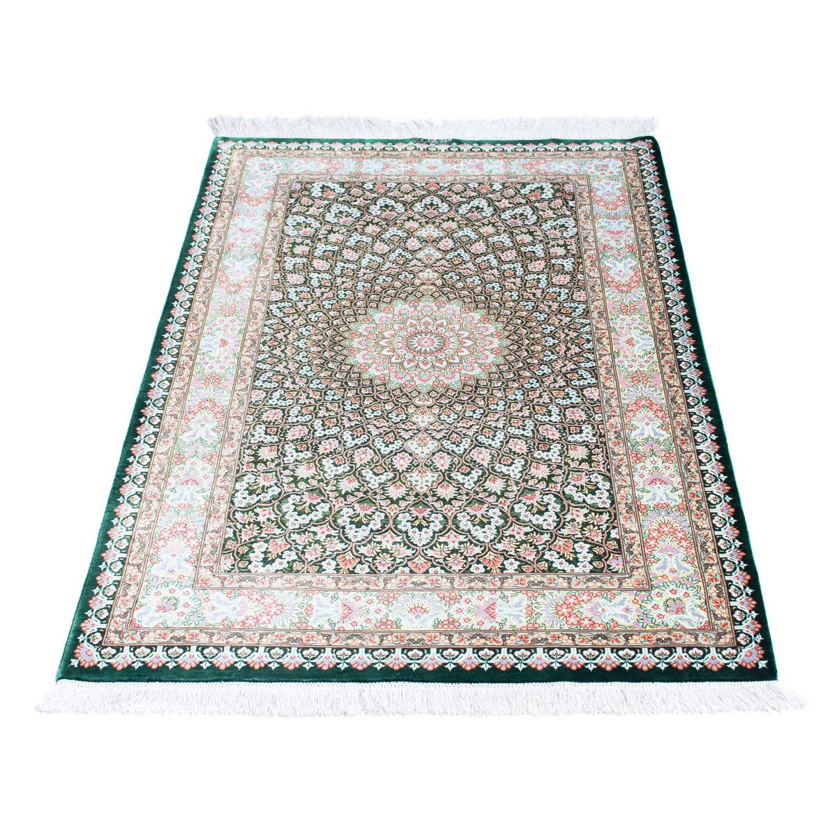 Tappeto Persero - Ghom - 128 x 83 cm - verde