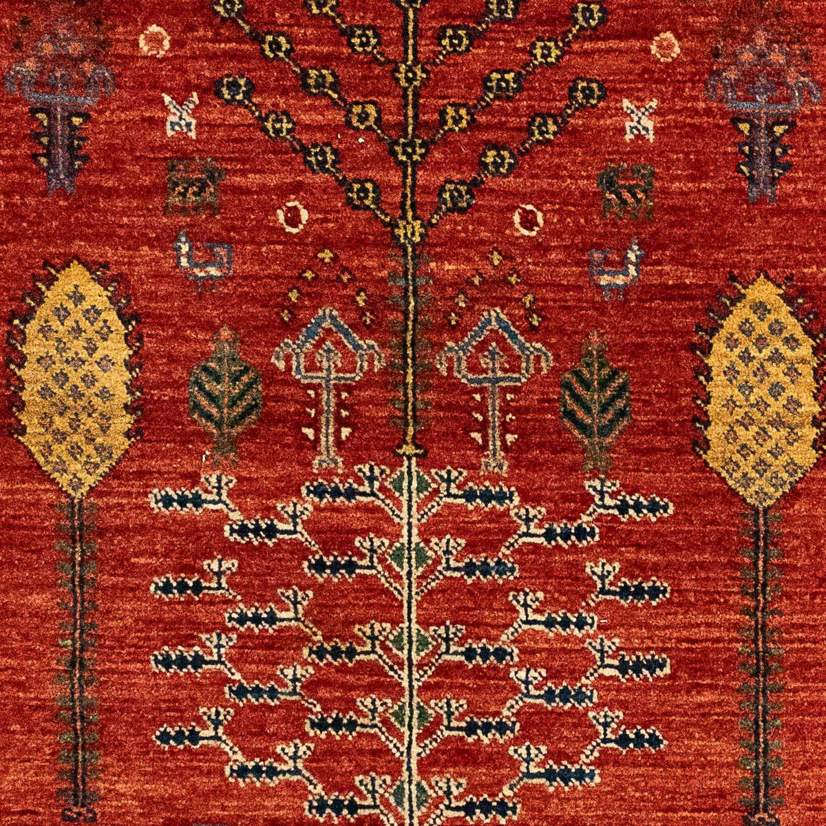 Tappeto Gabbeh - Kashkuli Persero - 120 x 85 cm - rosso scuro