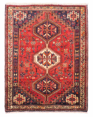 Tappeto Persero - Nomade - 157 x 122 cm - rosso scuro