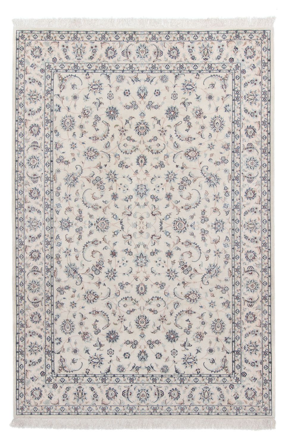 Tappeto Persero - Nain - Reale - 298 x 199 cm - argento