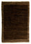 Tappeto Gabbeh - Indus - 88 x 58 cm - marrone scuro